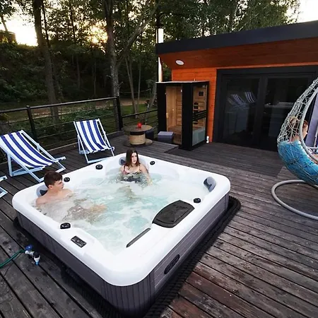 别墅 Dom Na Wodzie Nad Jeziorem Krzywe *